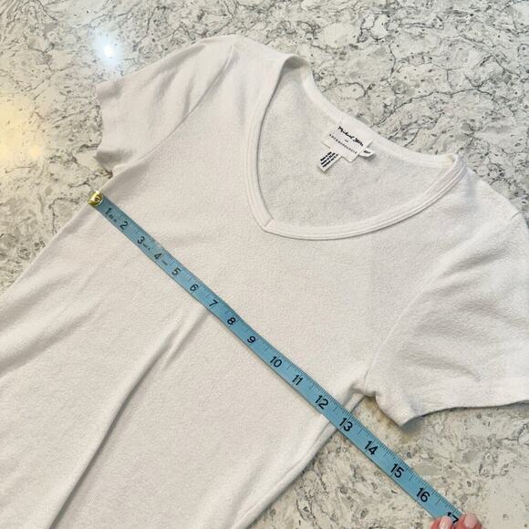 Michael Stars T-Shirt for Anthropologie Size XS/S Basic White Shine Tee Top USA - Picture 11 of 12